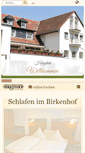 Mobile Screenshot of hotelbirkenhof.de